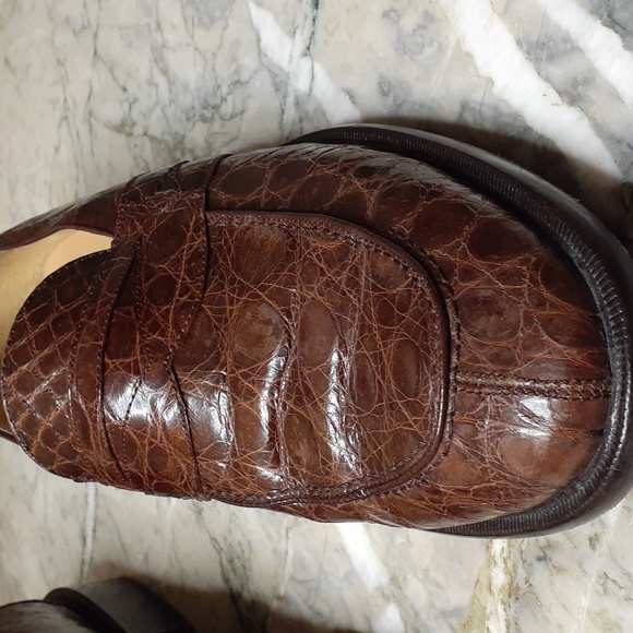 Mezlan shoes loafers ostrich main image 8